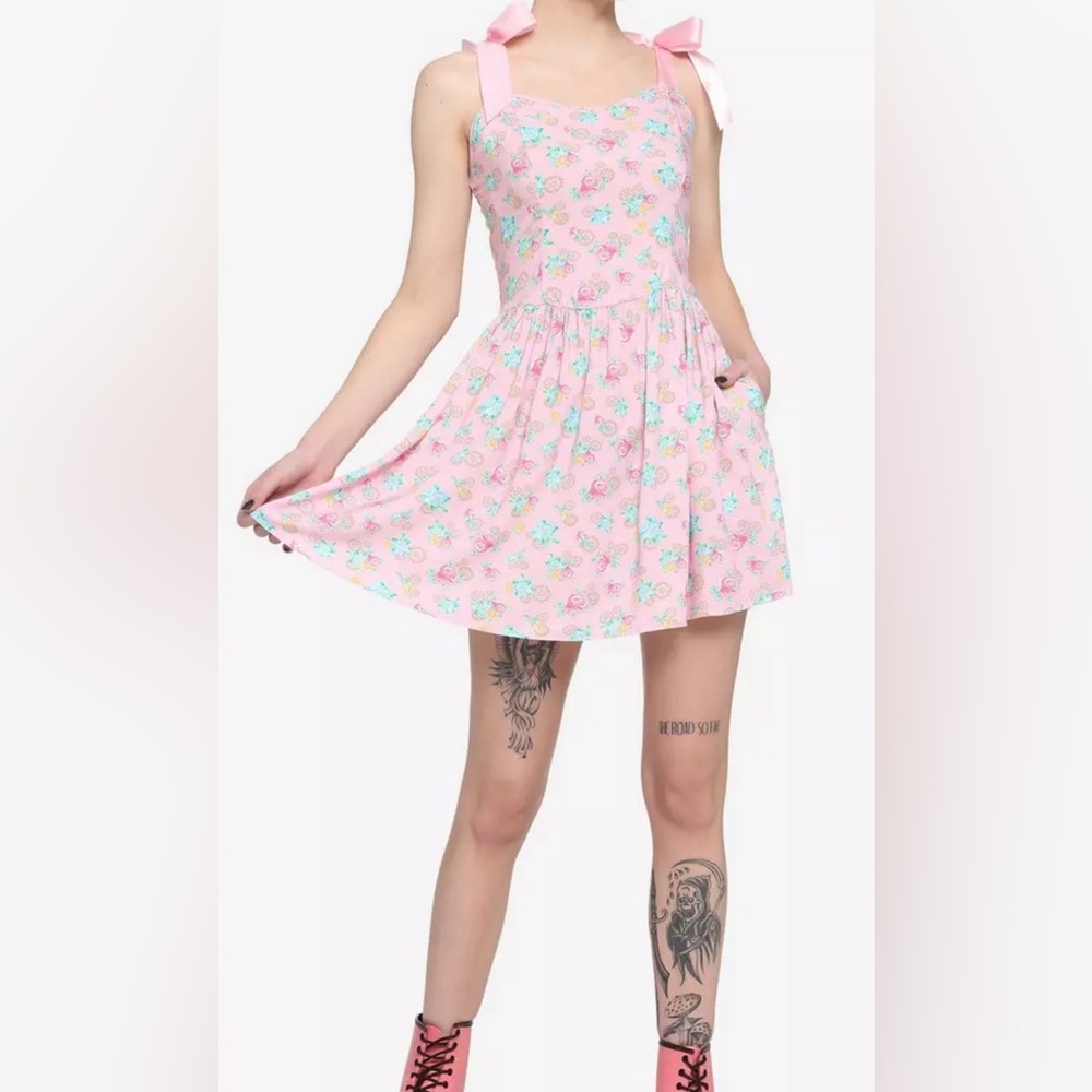 Floral Sweetheart Dress - Picture 3 of 4